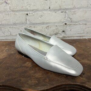 Capezio - Silver Flats Loafers - Size 6